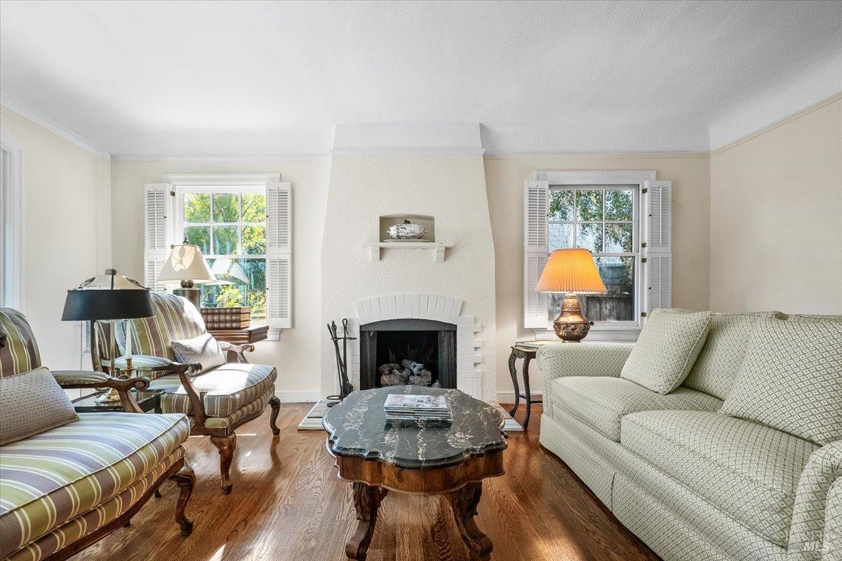 1805 Austin Way Santa Rosa, CA 95404 - Photo 10 of 46 a living room with furniture and a fireplace
