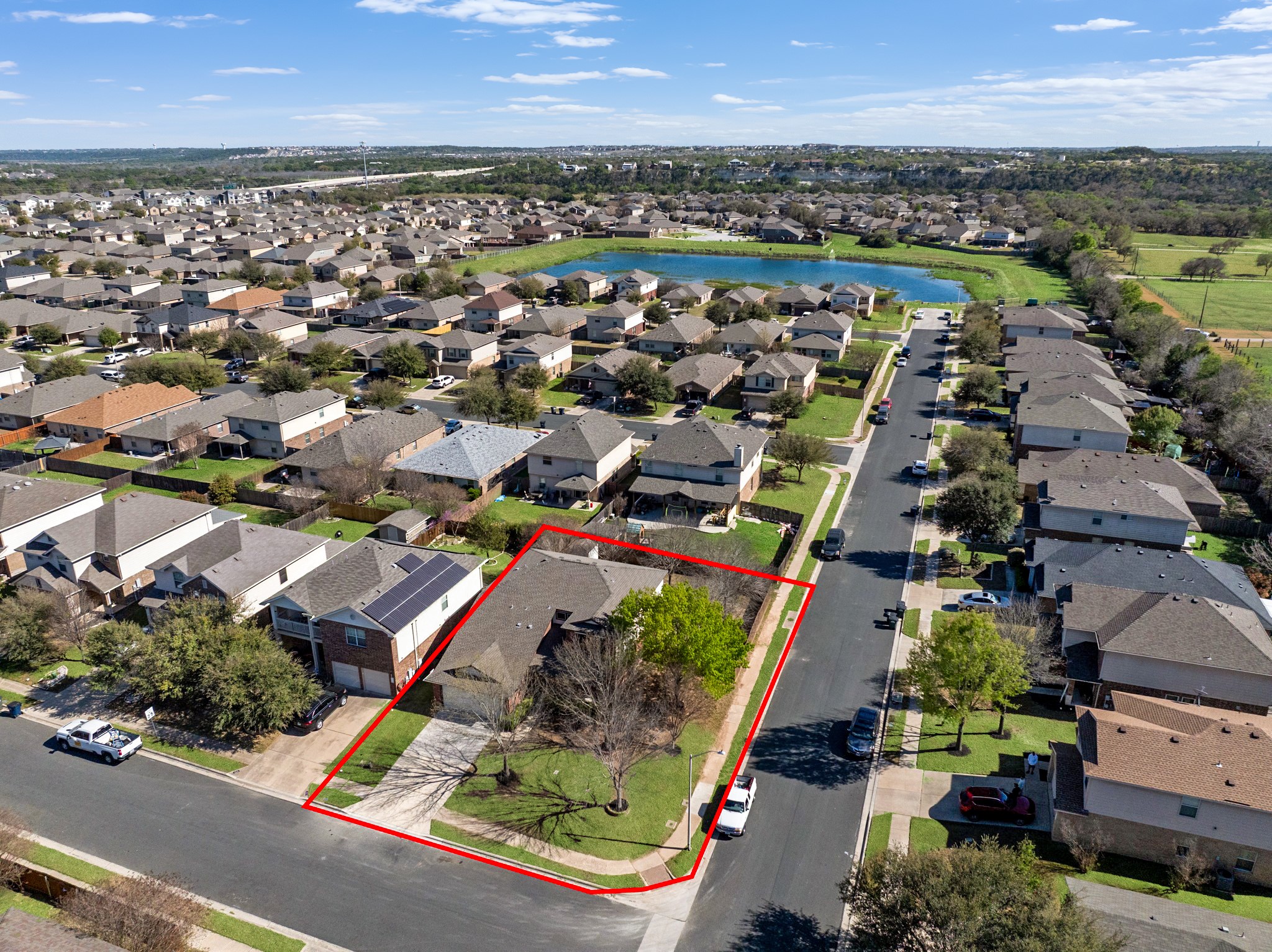 217 Inca Dove Lane Leander, TX 78641 - Photo 2 of 40 an aerial view of residential houses with outdoor space