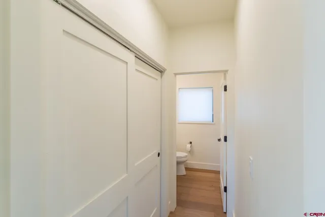a bathroom with a toilet