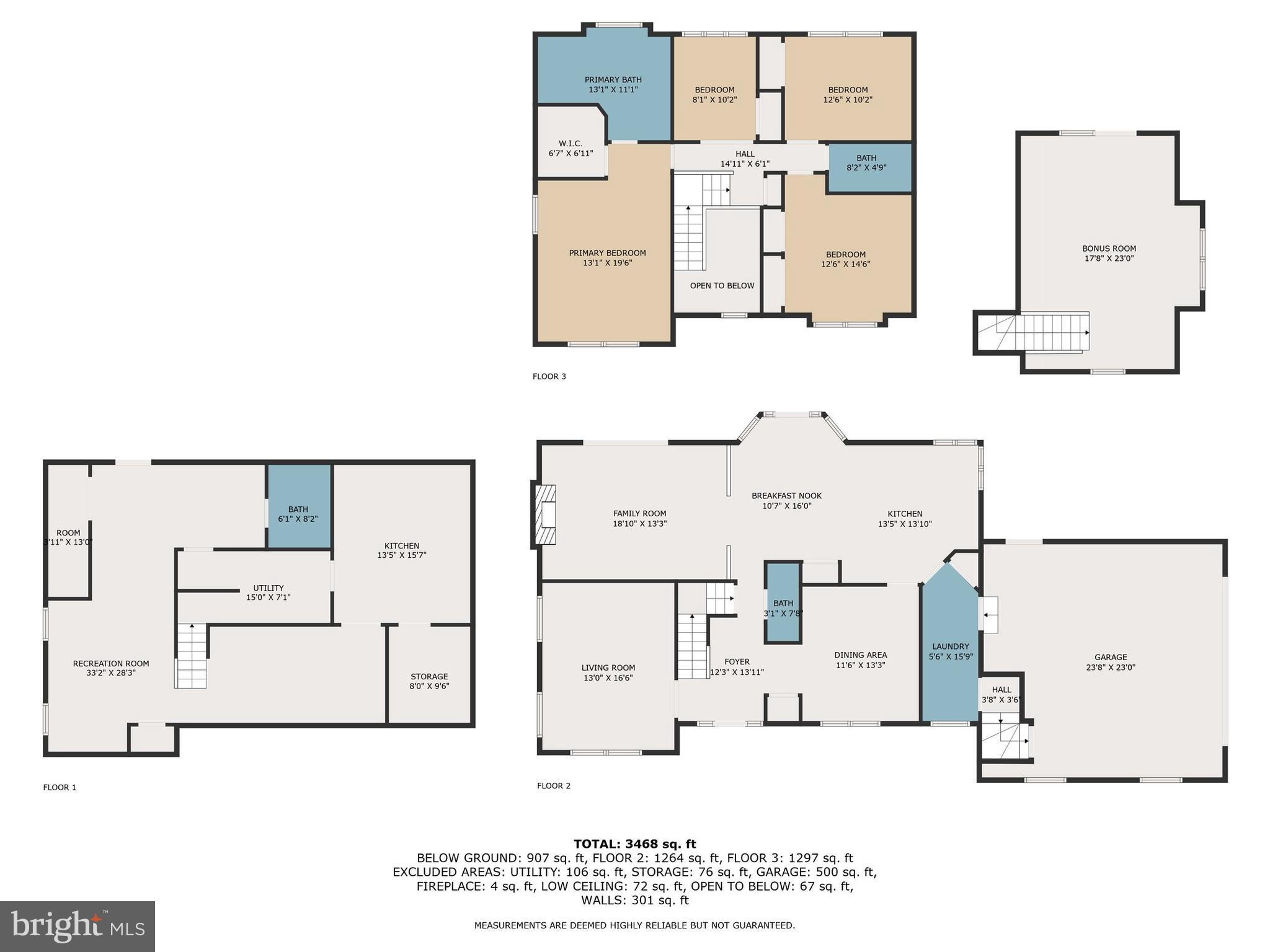 13228 Frank Road New Freedom, PA 17349 - Photo 80 of 83 Overall Floor Plan