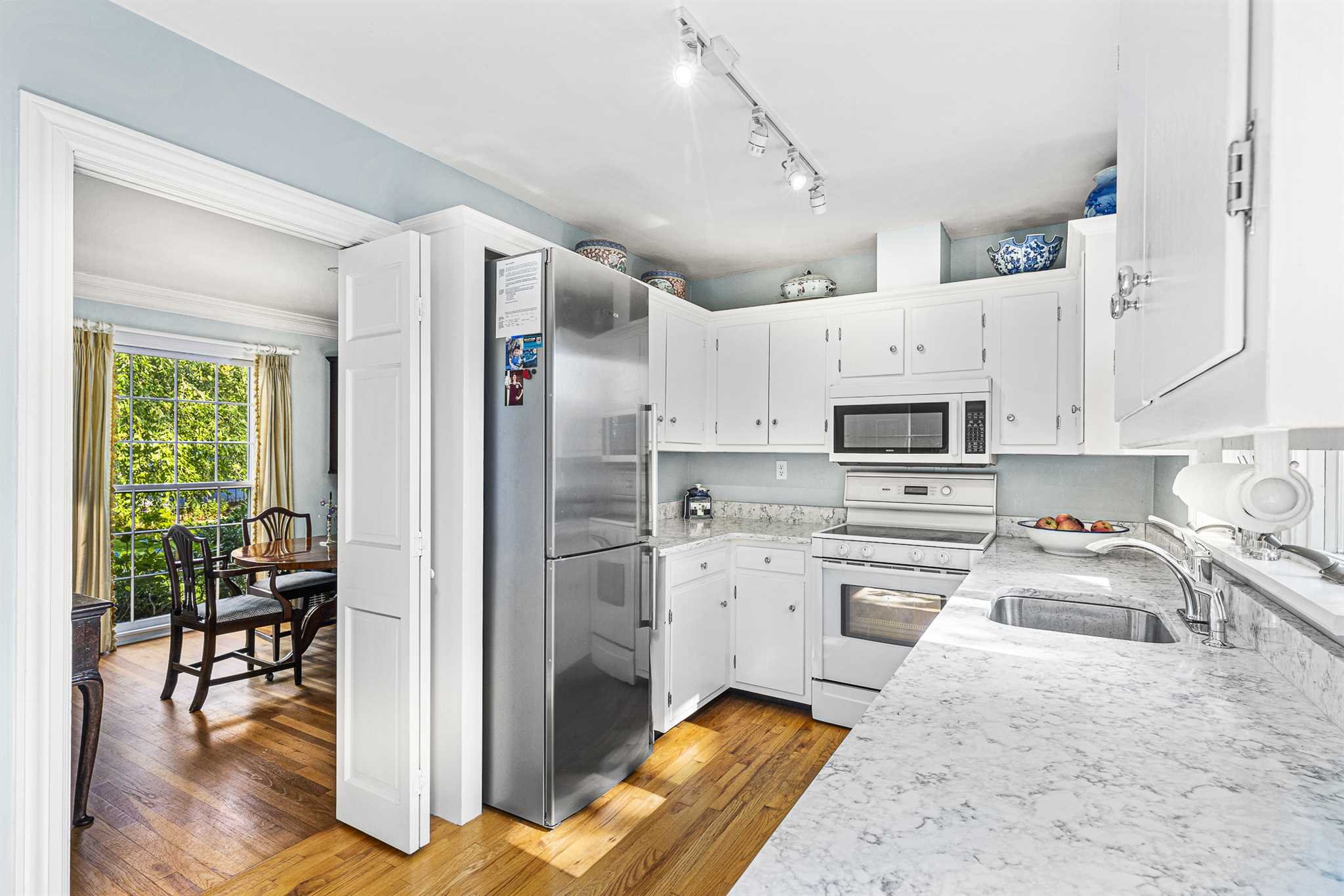 78 Maple Avenue Millbrook, NY 12545 - Photo 18 of 35 a kitchen with stainless steel appliances granite countertop a refrigerator sink and stove