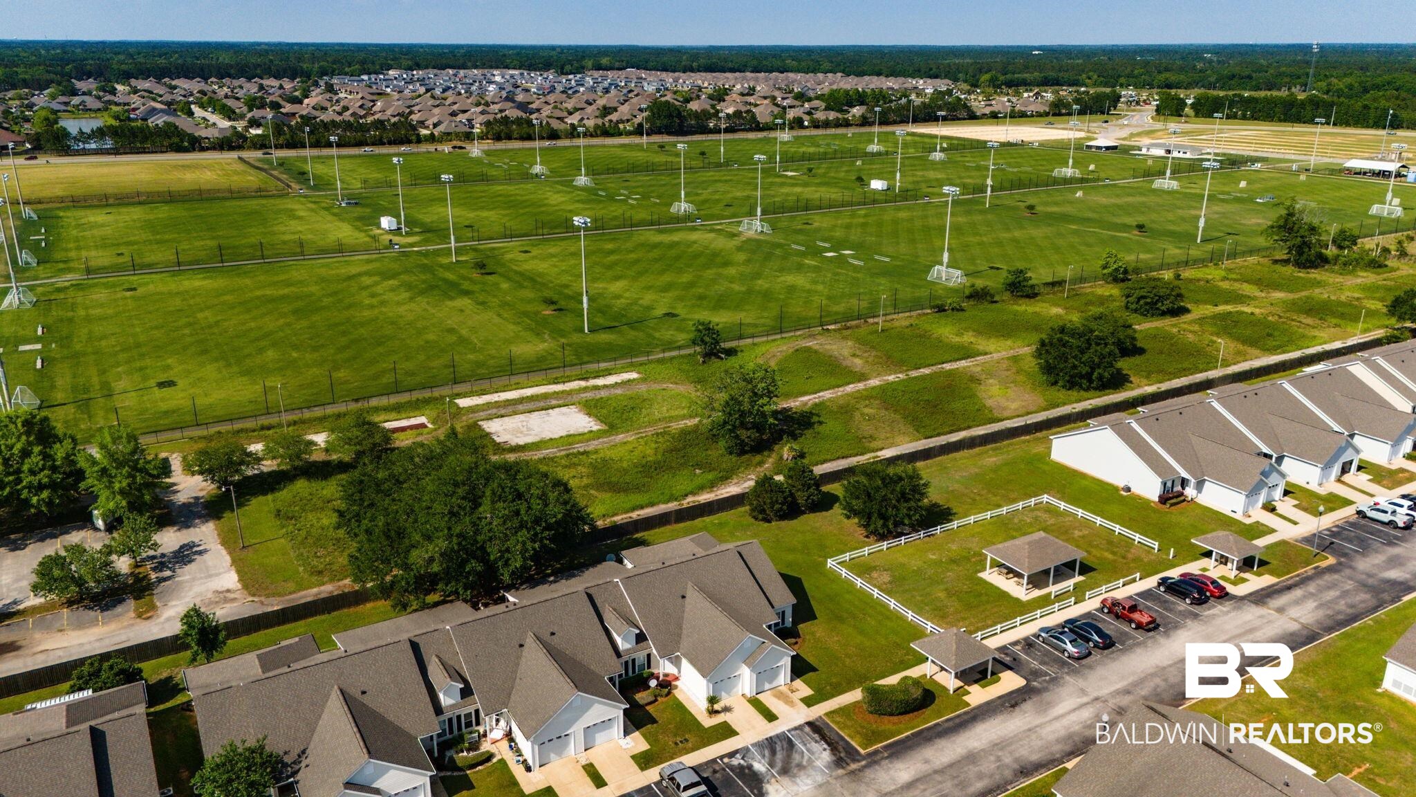 2651 South Juniper Street, Unit 705 Foley, AL 36535 - Photo 36 of 37 Expansive sports fields with numerous light towers