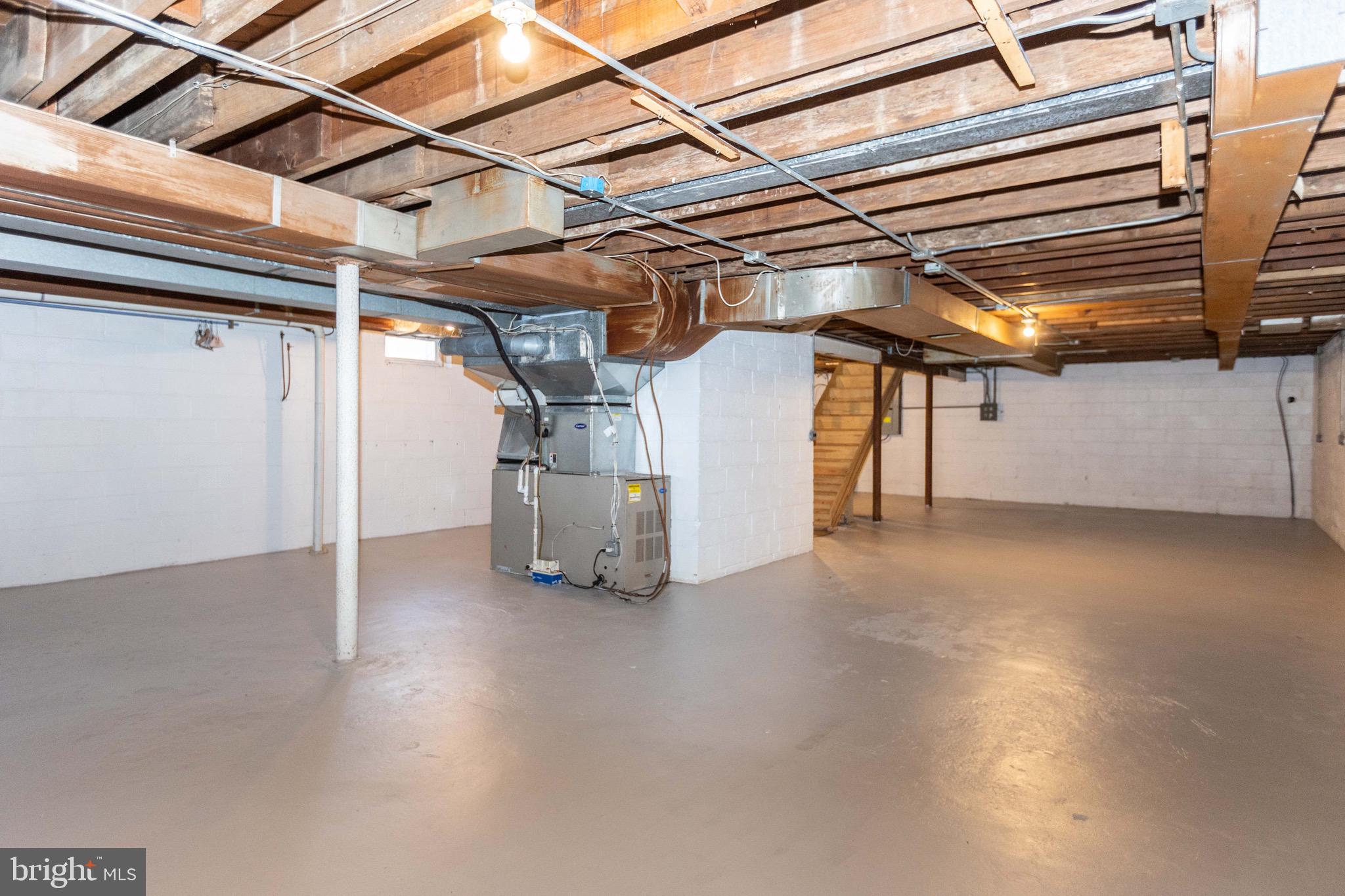3204 Caves Road Owings Mills, MD 21117 - Photo 39 of 44 Large basement ready for your imagination