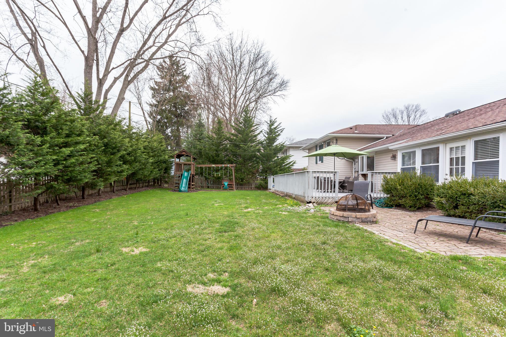 35 Mercer Hill Road Ambler, PA 19002 - Photo 28 of 28 Backyard with Firepit