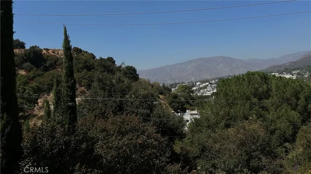 a view of a city from a balcony