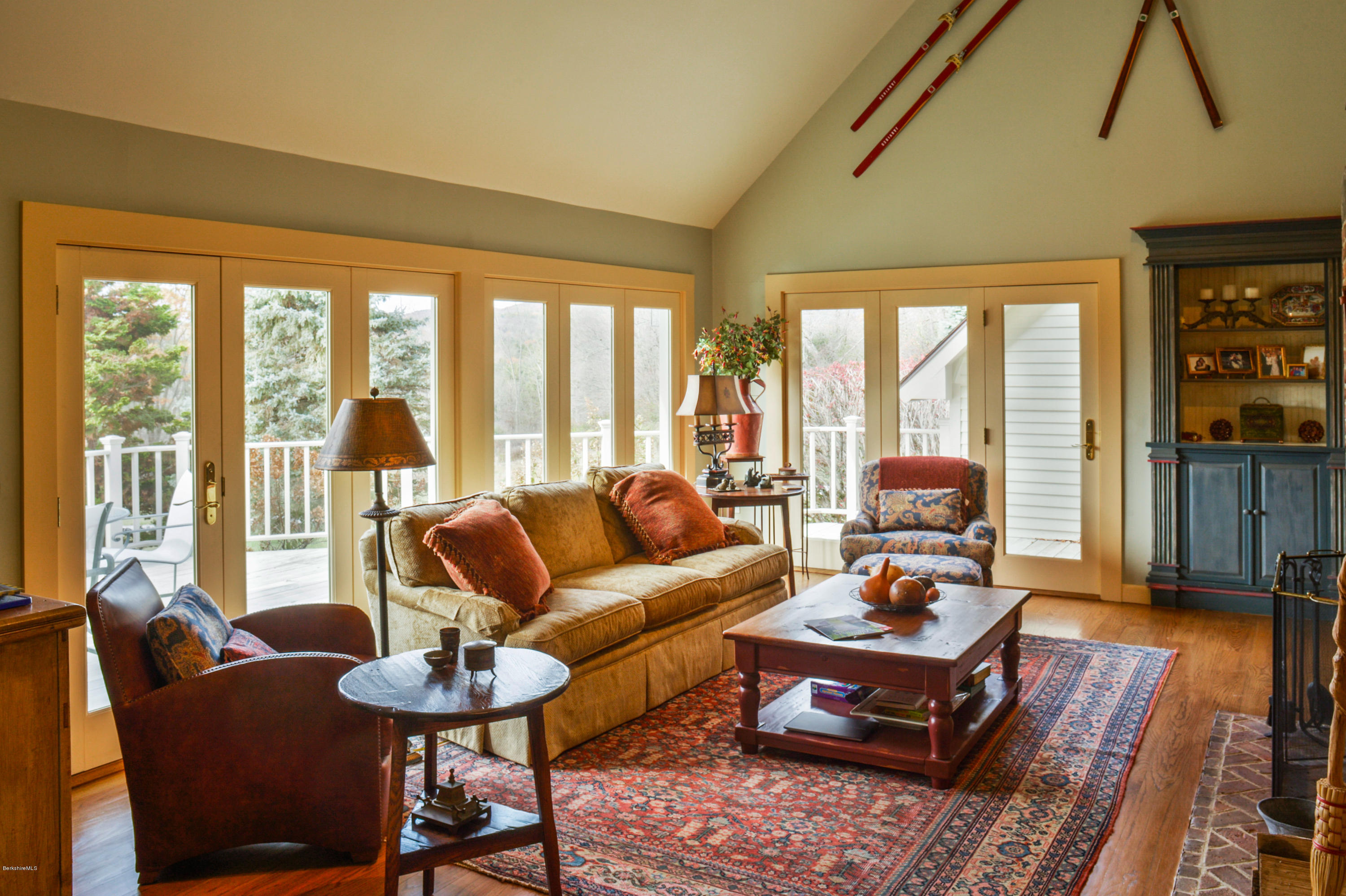 22 Tyringham Road Monterey, MA 01245 - Photo 3 of 24 a living room with furniture and a large window
