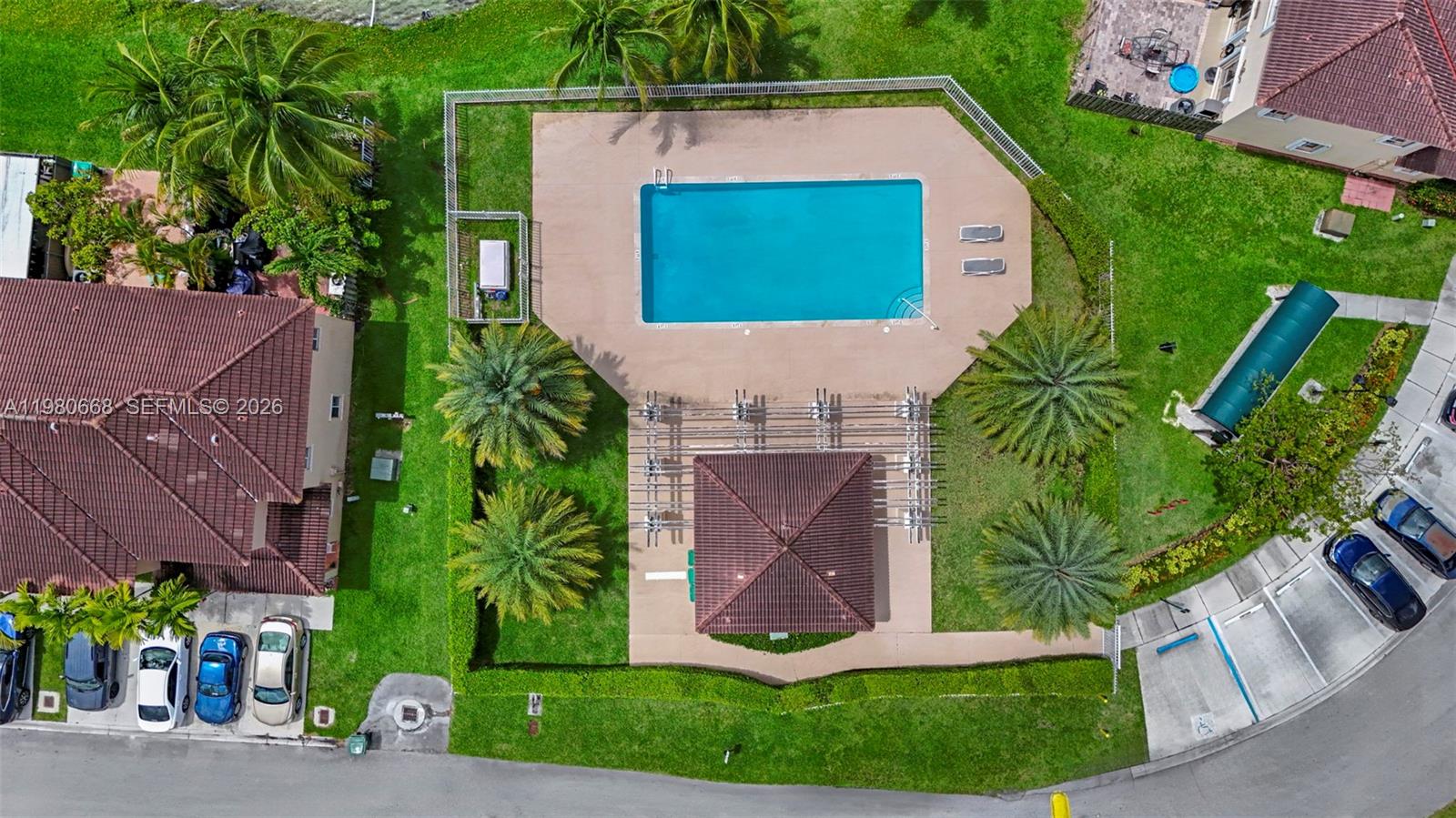 17337 Southwest 140th Court Miami, FL 33177 - Photo 40 of 41 a view of a yard with a fountain
