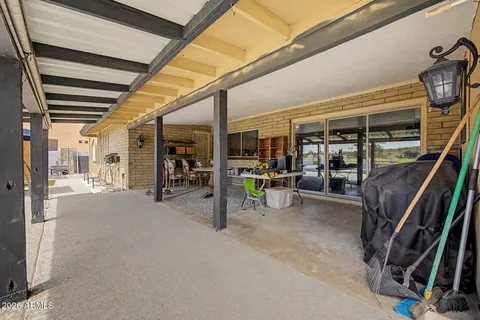 a view of a storage and utility room