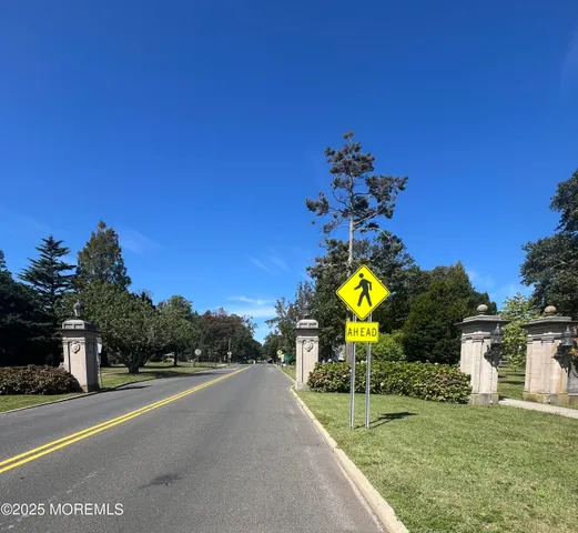 a childrens park with lots of potted plants