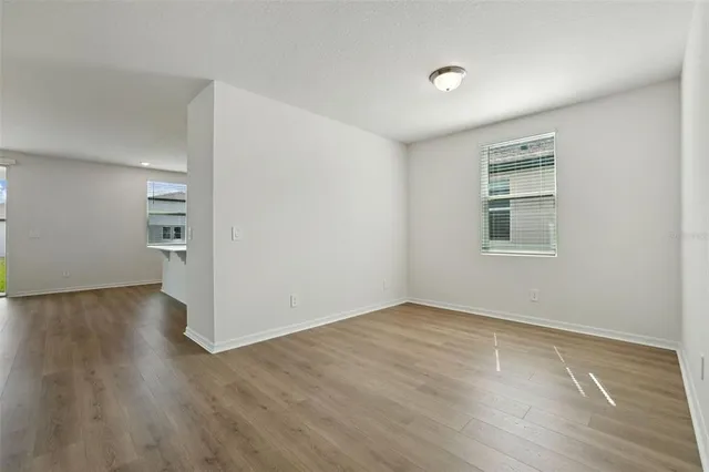wooden floor in a room