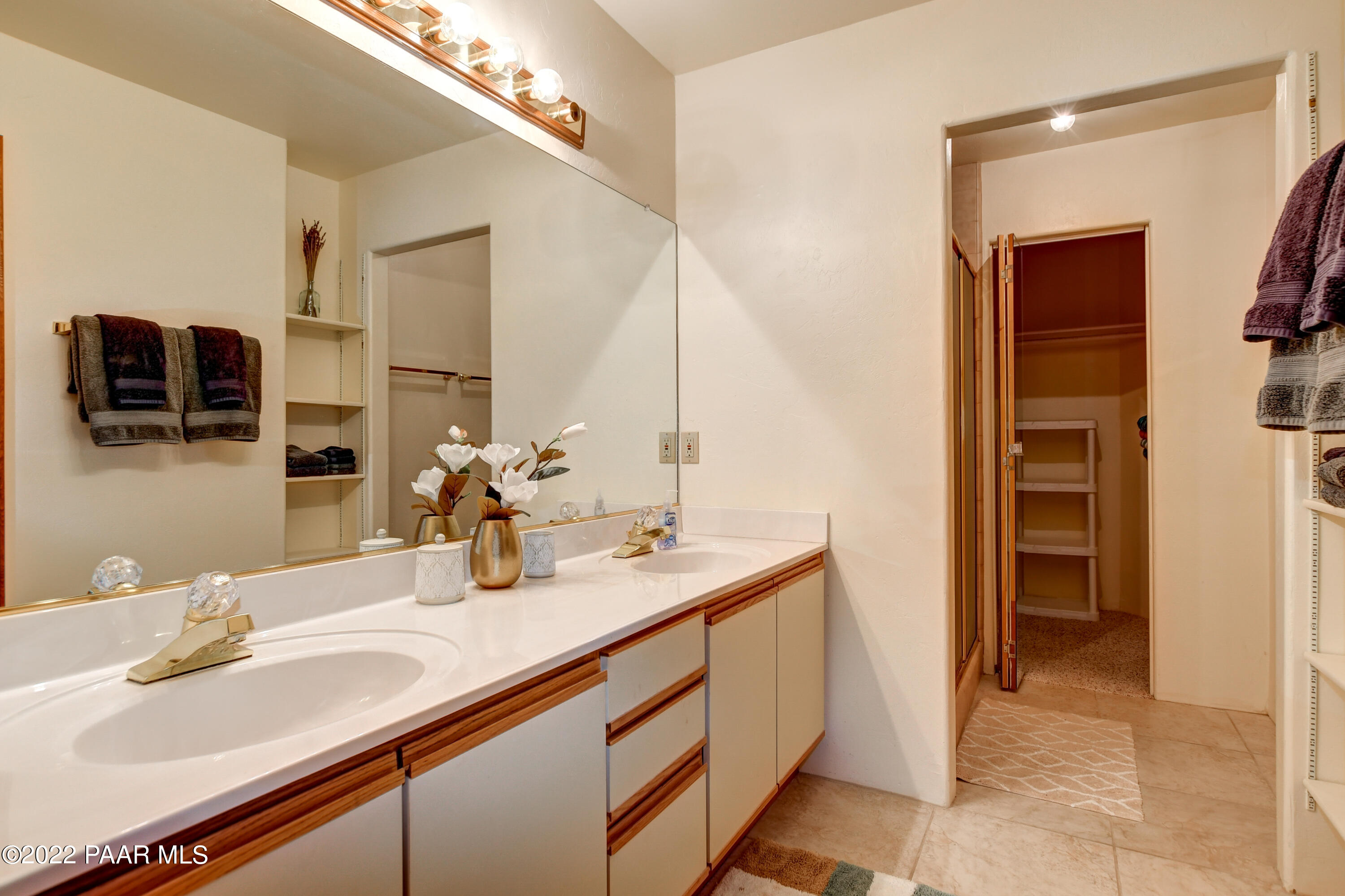 1219 Timber Point North Prescott, AZ 86303 - Photo 18 of 33 a bathroom with a sink and a mirror