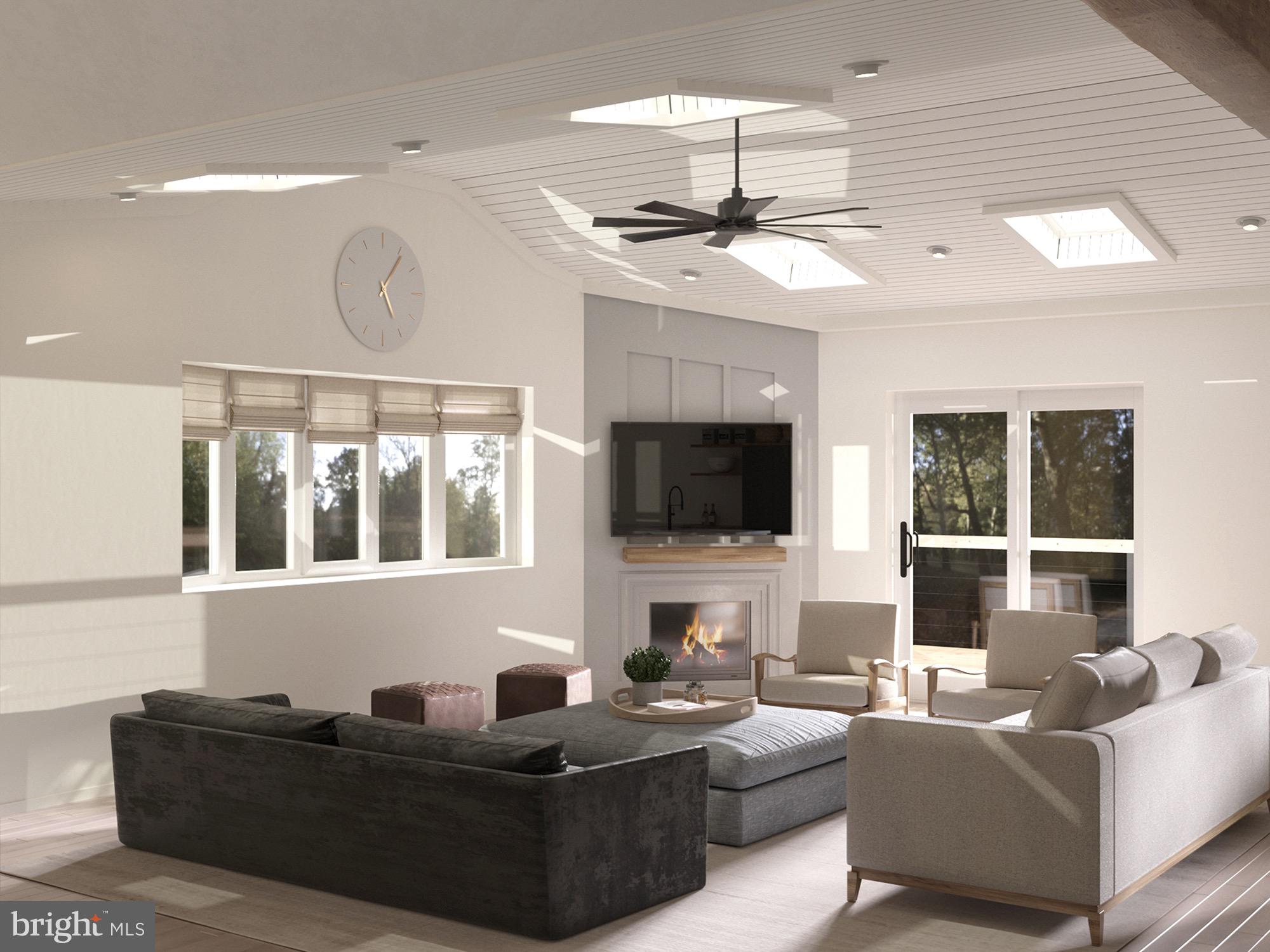 68 Titus Mill Road Pennington, NJ 08534 - Photo 2 of 9 Bright living room with vaulted ceilings.