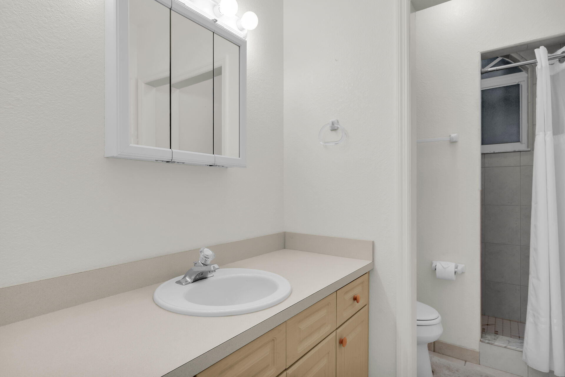 85 Ocean Shores Drive Key Largo, FL 33037 - Photo 63 of 77 a bathroom with a granite countertop sink and a toilet