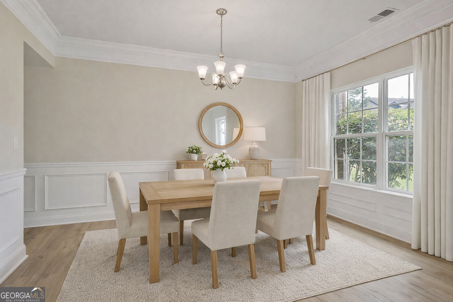 28 Fox Ridge Drive Newnan, GA 30265 - Photo 7 of 47 a view of a dining room with furniture window and outside view