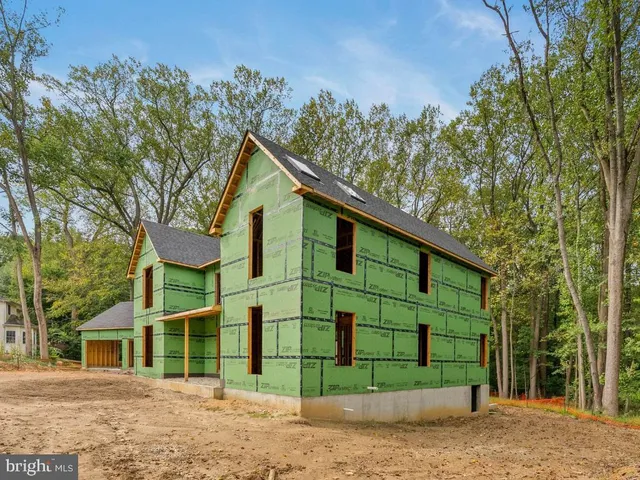 a view of a house with a garden