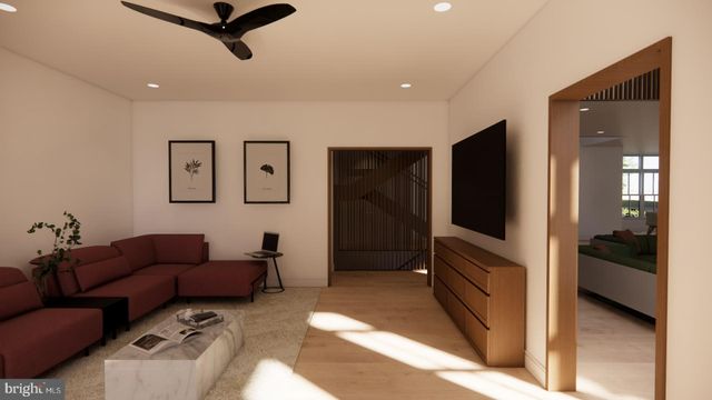 a view of an entryway with a livingroom