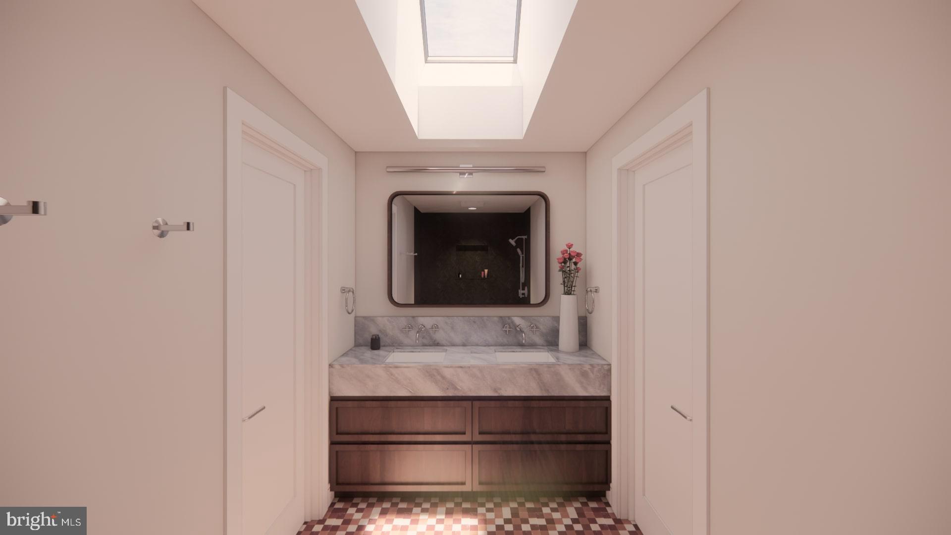 410 Sandy Bank Road Media, PA 19063 - Photo 31 of 32 a bathroom with a sink and mirror