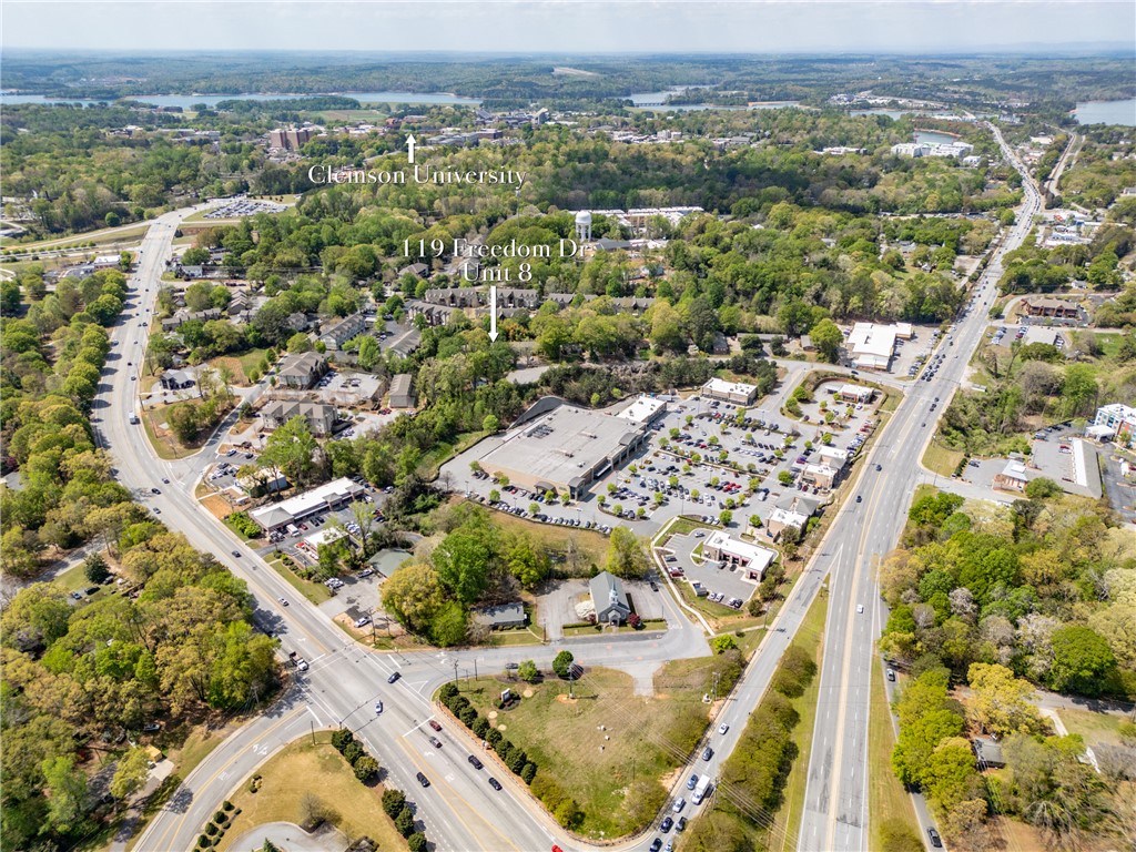 119 Freedom Drive, Unit 8 Clemson, SC 29631 - Photo 34 of 39 This elevated perspective captures the expansive community, highlighting its connectivity and natural surroundings.