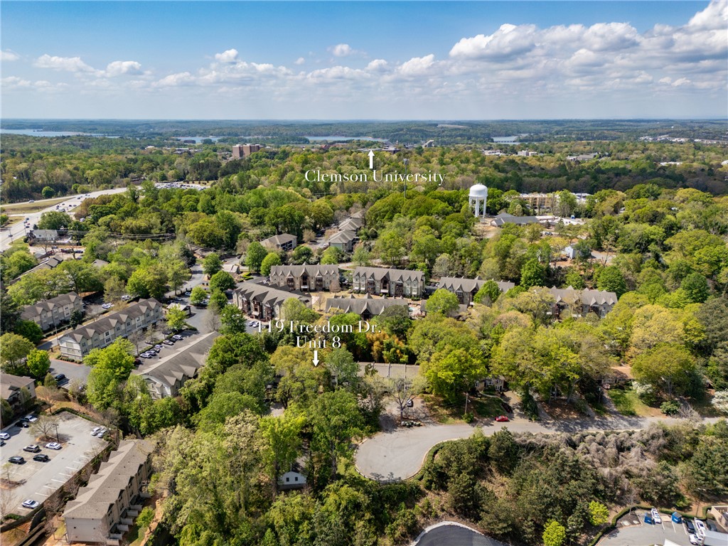 119 Freedom Drive, Unit 8 Clemson, SC 29631 - Photo 35 of 39 An aerial perspective reveals the expansive layout of the community nestled among verdant landscapes.