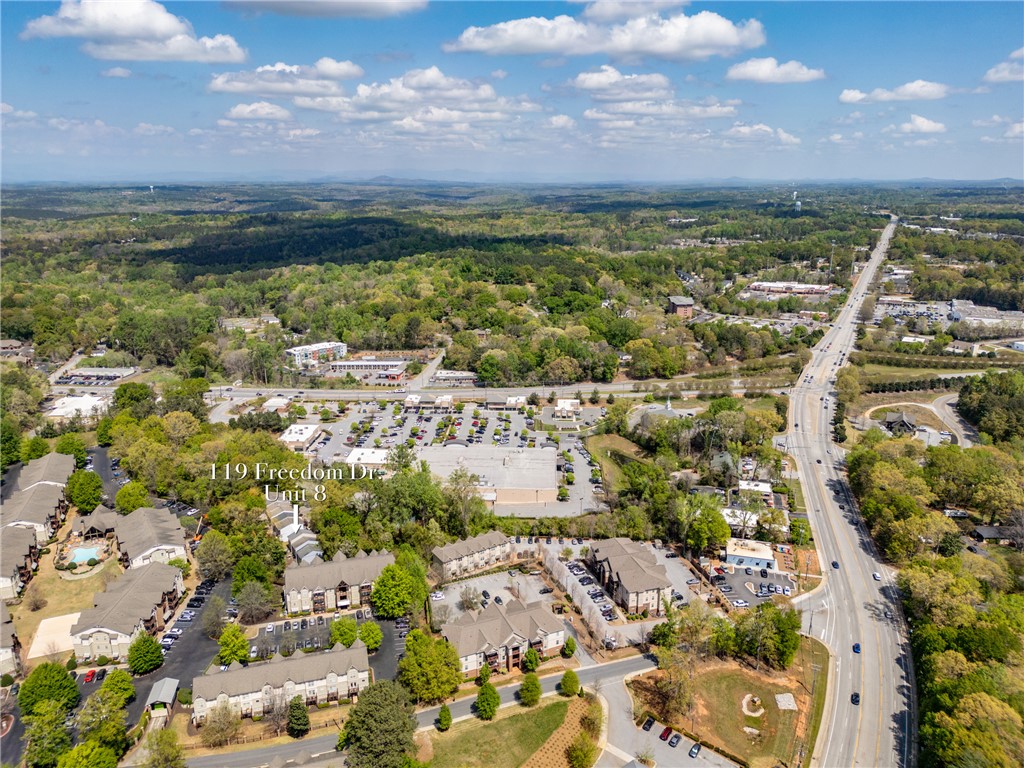 119 Freedom Drive, Unit 8 Clemson, SC 29631 - Photo 38 of 39 This elevated view captures the surrounding landscape and community amenities.