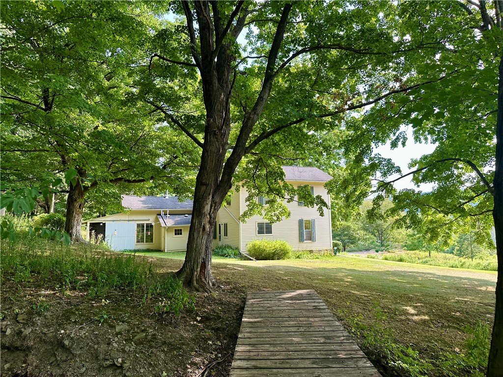 5663 Canadice Lake Road Canadice, NY 14560 - Photo 33 of 46 Side Yard from Bridge Over Creek