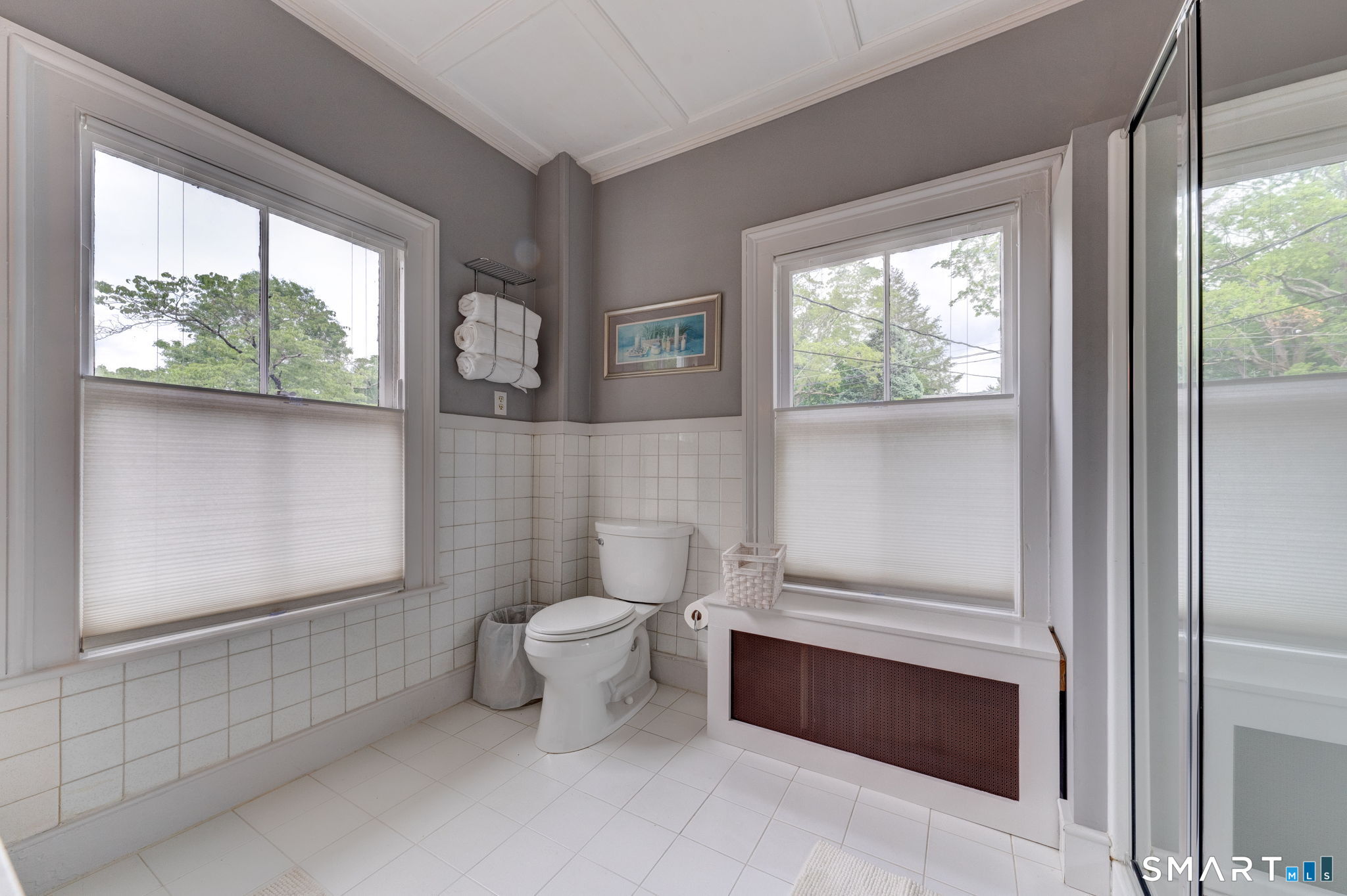840 Worthington Ridge Berlin, CT 06037 - Photo 21 of 40 Tiled floor and walls with standup shower (photo 2023)