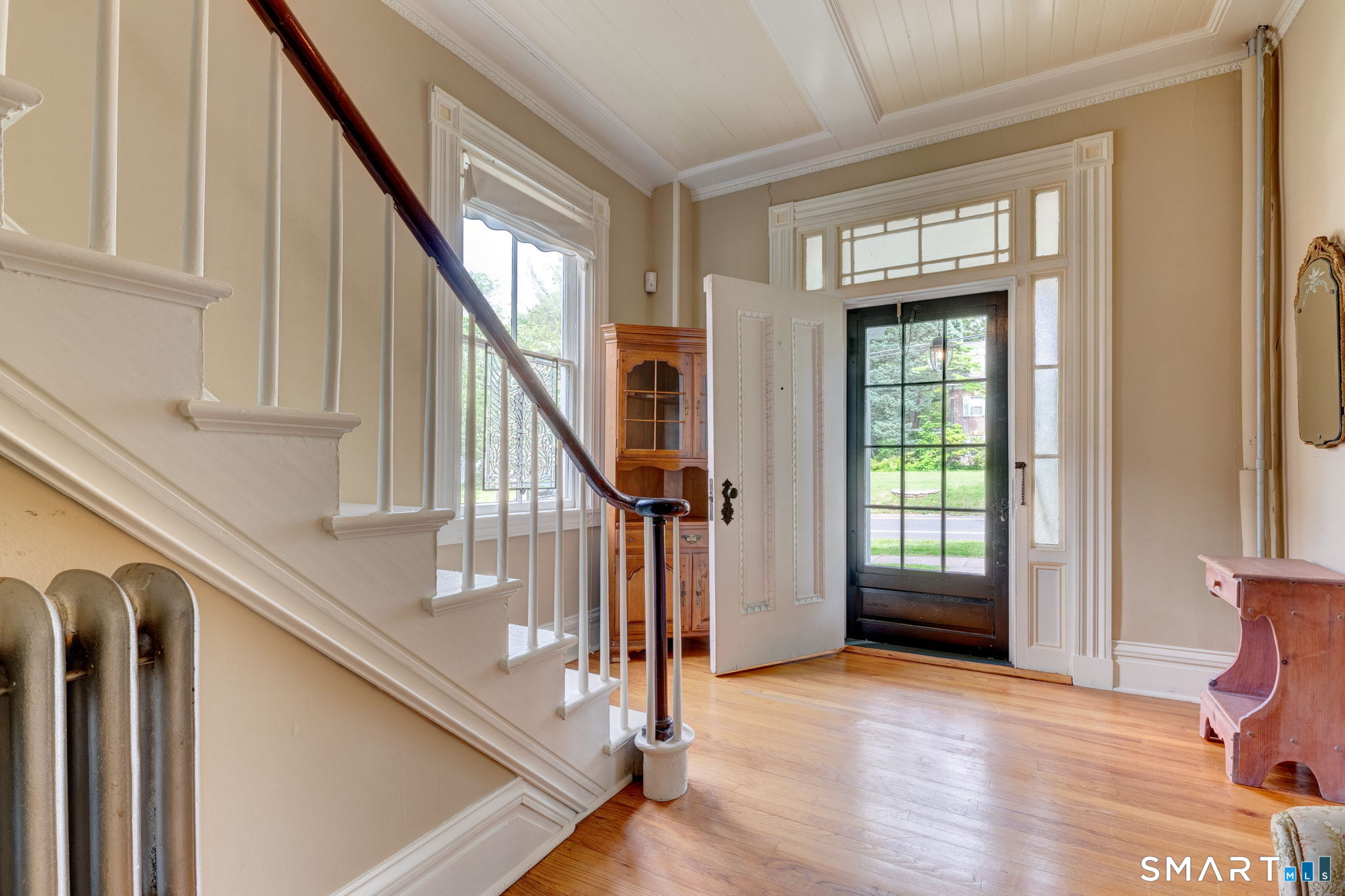 840 Worthington Ridge Berlin, CT 06037 - Photo 4 of 33 Impressive foyer original staircase and moldings (photo from 2023)