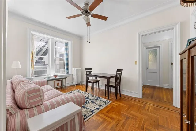 a view of a chair and fire place