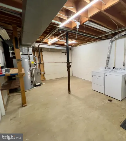 a view of a room with storage