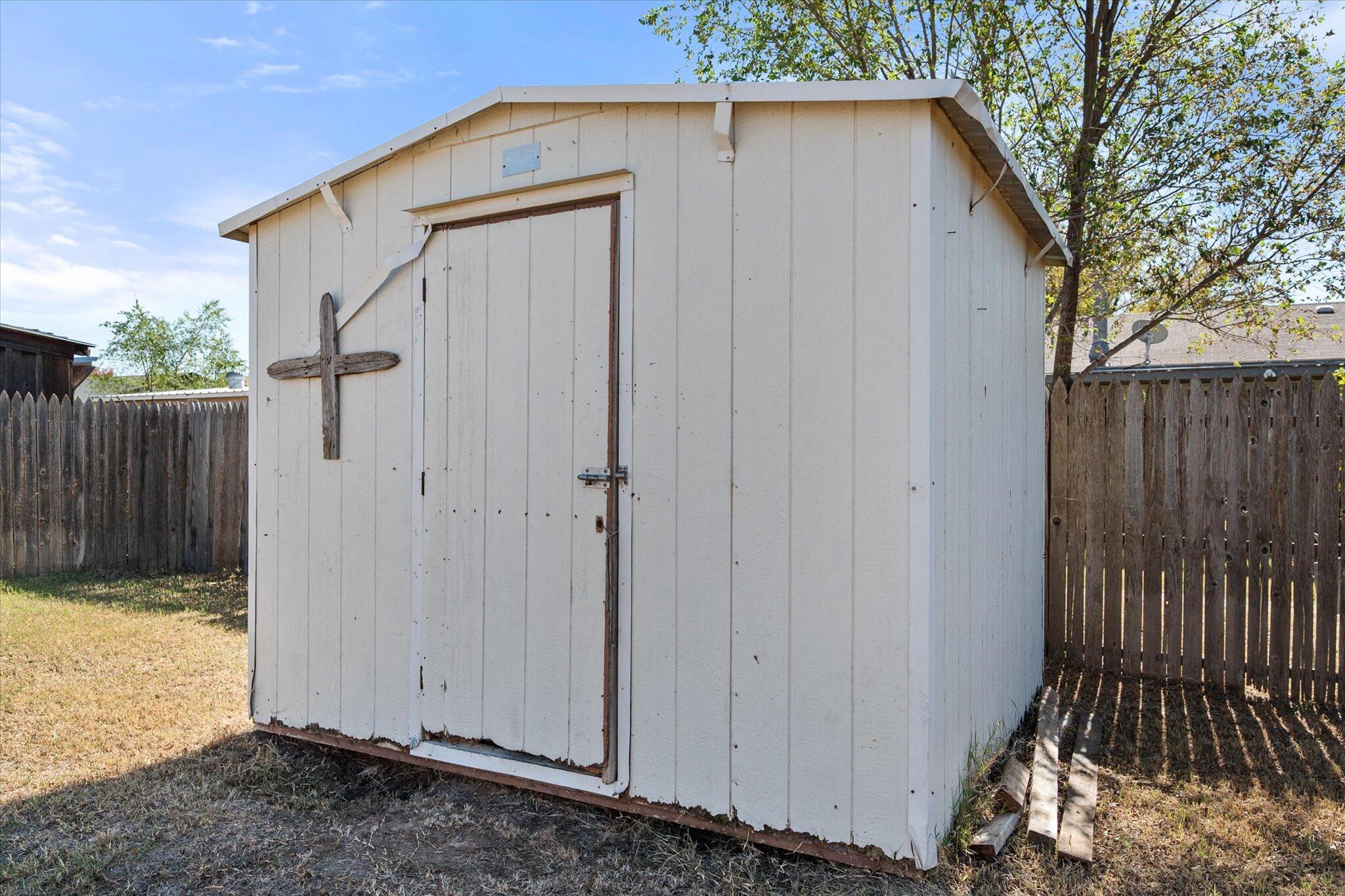 6407 28th Street Lubbock, TX 79407 - Photo 22 of 23 a view of a house with backyard and wooden fence