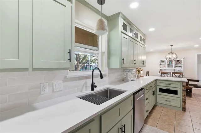 a view of a dining room and livingroom view