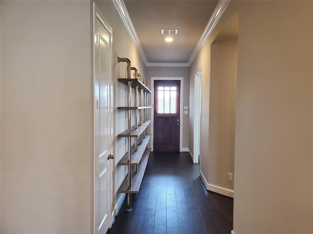 2846 Lotus Street Carrollton, TX 75007 - Photo 4 of 21 a view of entryway with wooden floor