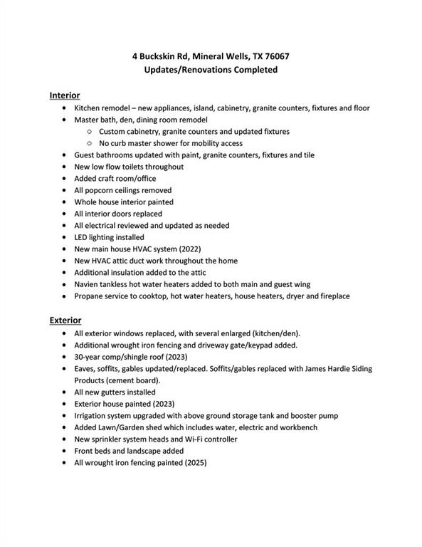 4 Buckskin Road Mineral Wells, TX 76067 - Photo 40 of 40