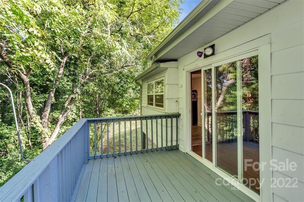 219 Star Ridge Road Canton, NC 28716 - Photo 24 of 27 a view of balcony with wooden floor