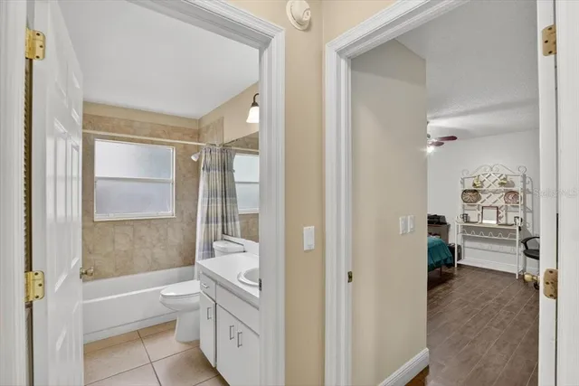 a aerial view of a house