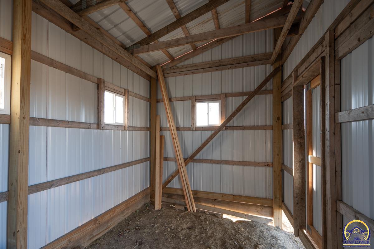 20031 South Berryton Road Lyndon, KS 66451 - Photo 17 of 39 Small Shed Interior