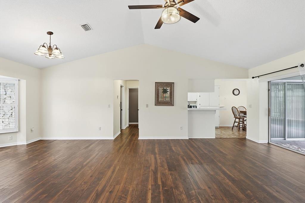 4601 South Gator Loop Homosassa, FL 34448 - Photo 6 of 49 a view of empty room with wooden floor