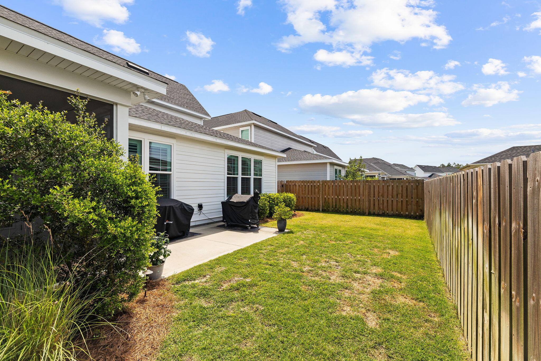 12 Roundwood Dr Inlet Beach Inlet Beach, FL 32461 - Photo 12 of 57 a view of backyard with patio