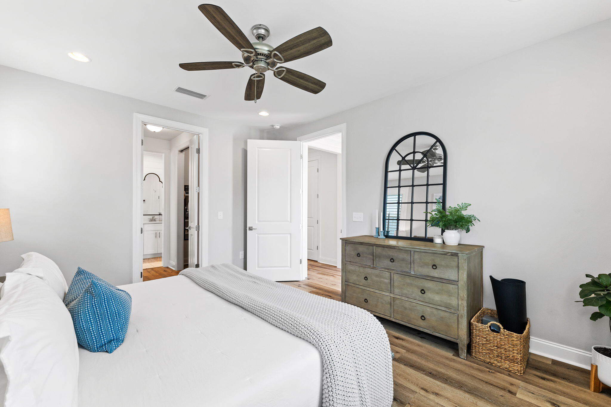 12 Roundwood Dr Inlet Beach Inlet Beach, FL 32461 - Photo 21 of 57 a bedroom with a bed and a dresser