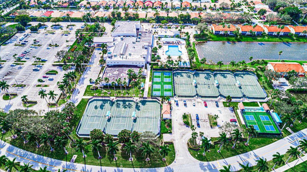9976 Seacrest Circle, Unit A Boynton Beach, FL 33437 - Photo 44 of 48 an aerial view of a houses with outdoor space