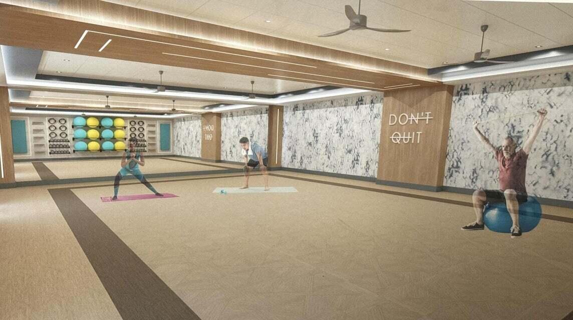 9976 Seacrest Circle, Unit A Boynton Beach, FL 33437 - Photo 48 of 48 a view of a room with gym equipment