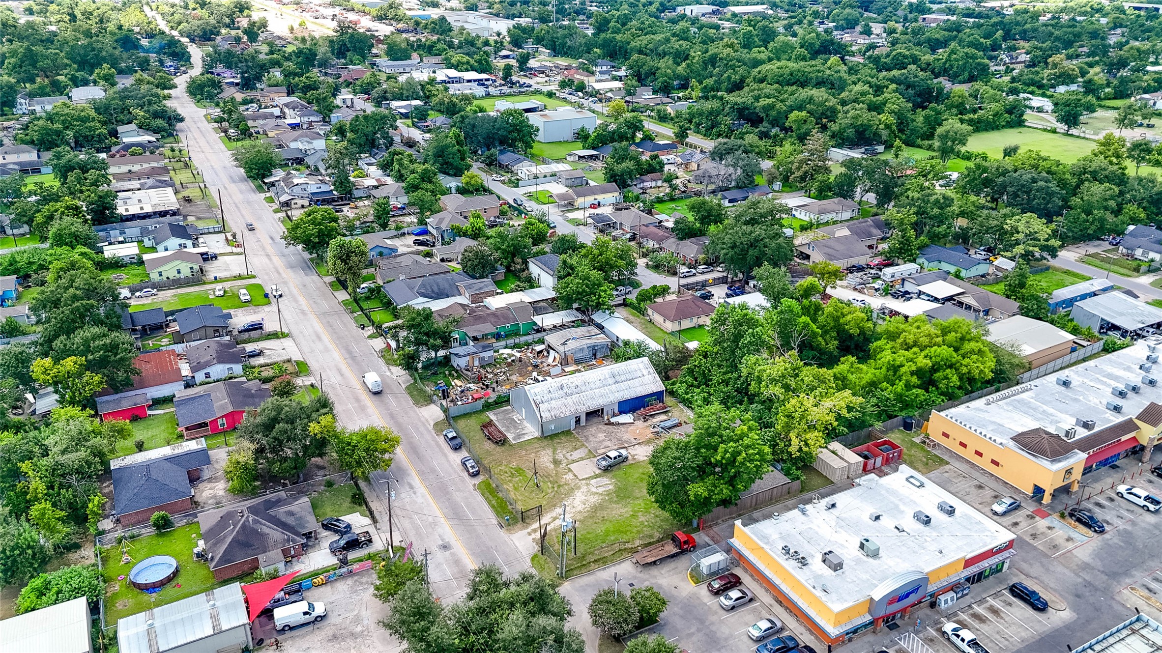 1939 Hopper Road Houston, TX 77093 - Photo 14 of 18 an aerial view of residential houses with outdoor space and street view
