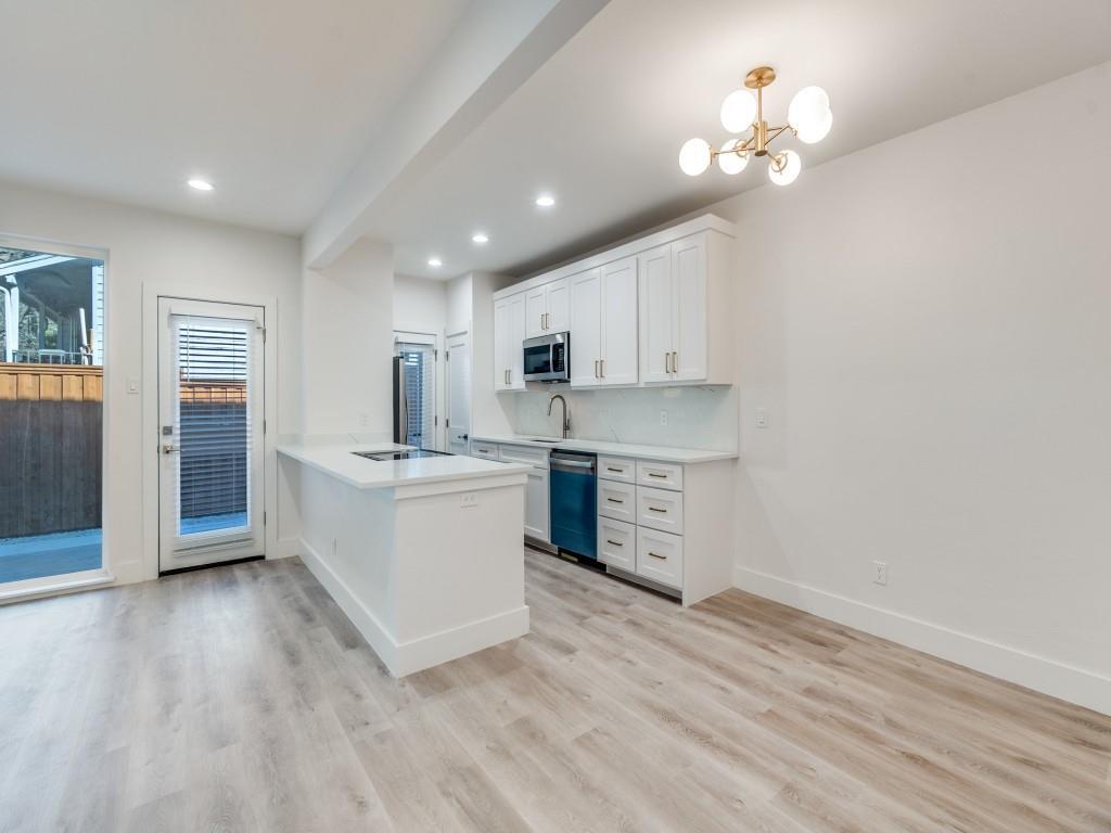 5755 Phoenix Drive, Unit A Dallas, TX 75231 - Photo 13 of 28 a view of a kitchen with electric appliances