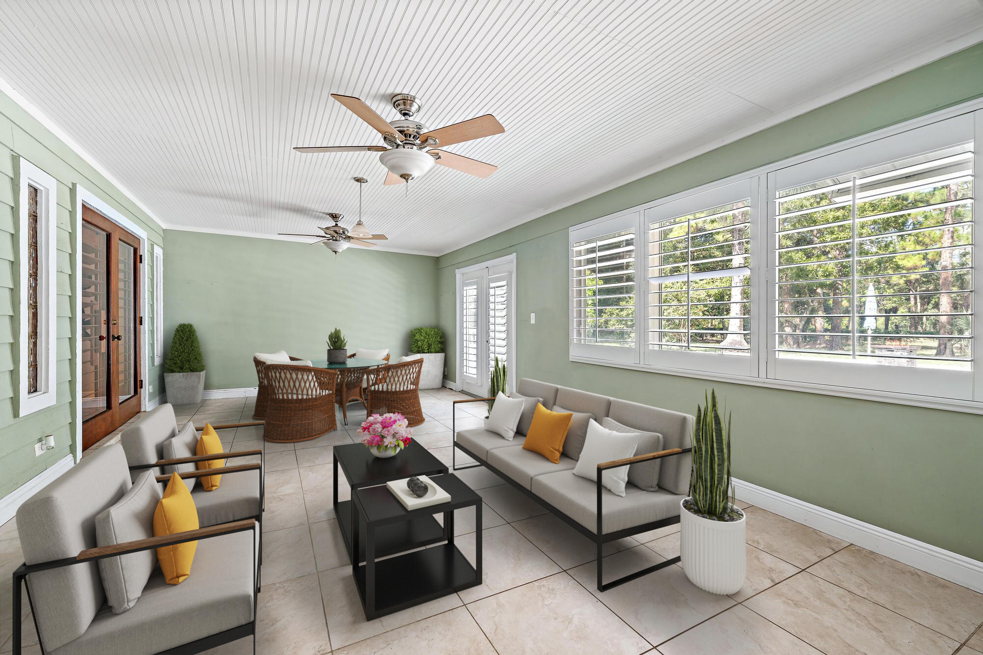 19150 Southeast Jupiter Road Jupiter, FL 33458 - Photo 16 of 43 a living room with furniture and a large window