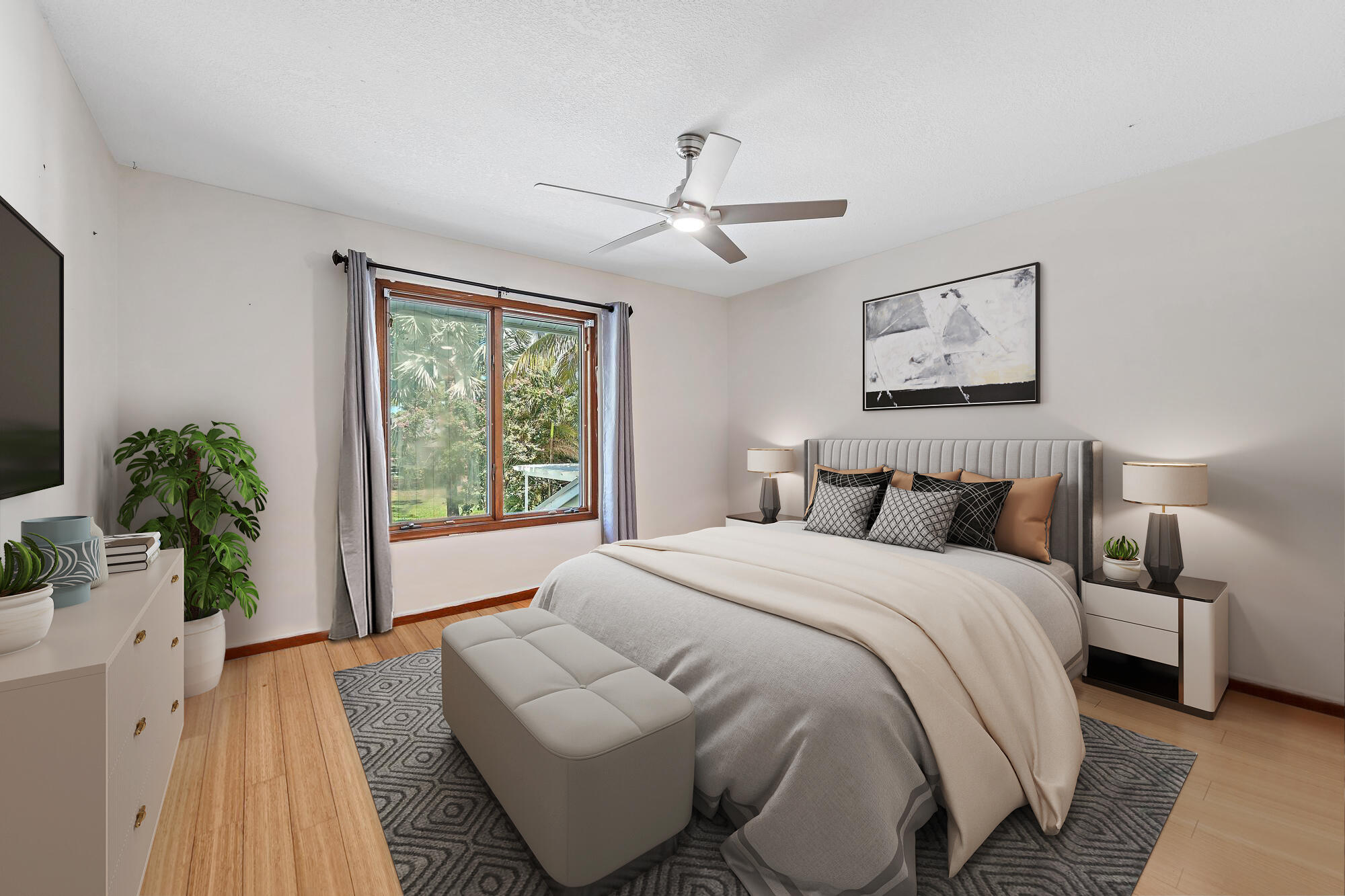 19150 Southeast Jupiter Road Jupiter, FL 33458 - Photo 26 of 43 a spacious bedroom with a bed and a large window