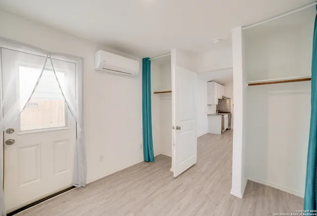 a view of wooden floor in a room