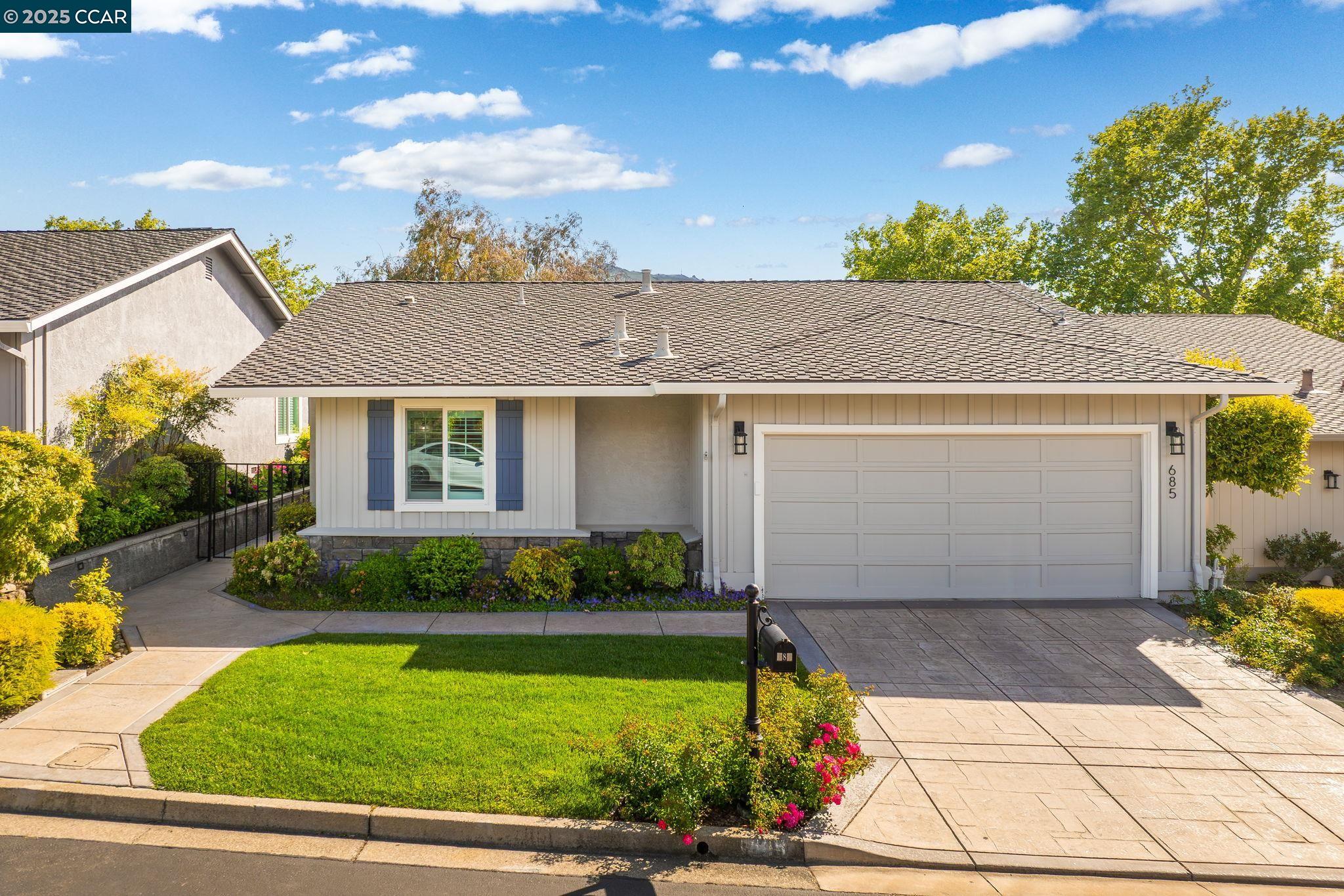 685 St George Road Danville, CA 94526 - Photo 1 of 1 a front view of a house with a yard
