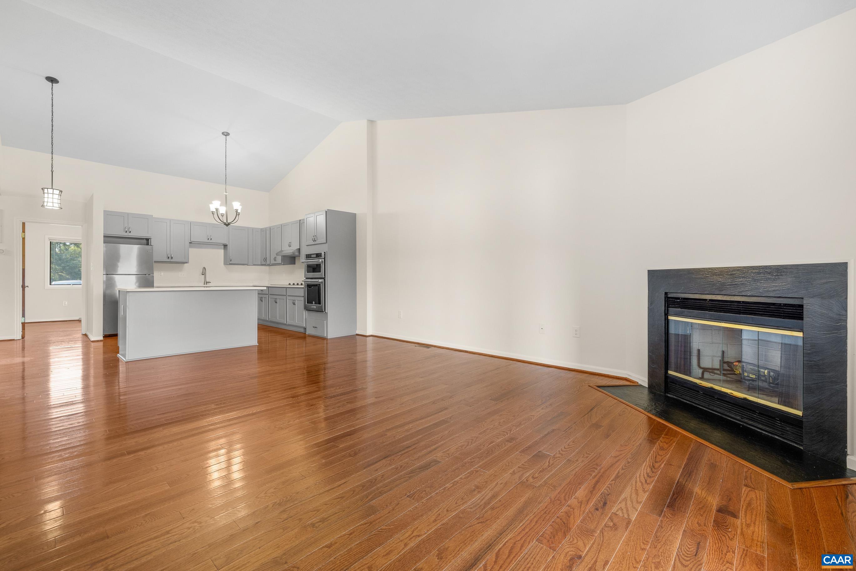 B2 Marina Point Palmyra, VA 22963 - Photo 23 of 37 a view of a kitchen with a sink and a microwave