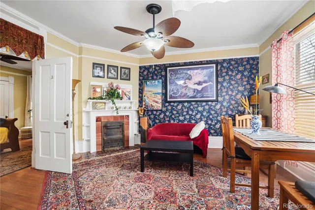 a hallway with cabinets