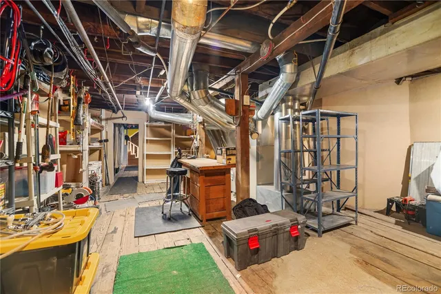 a view of steet with deck